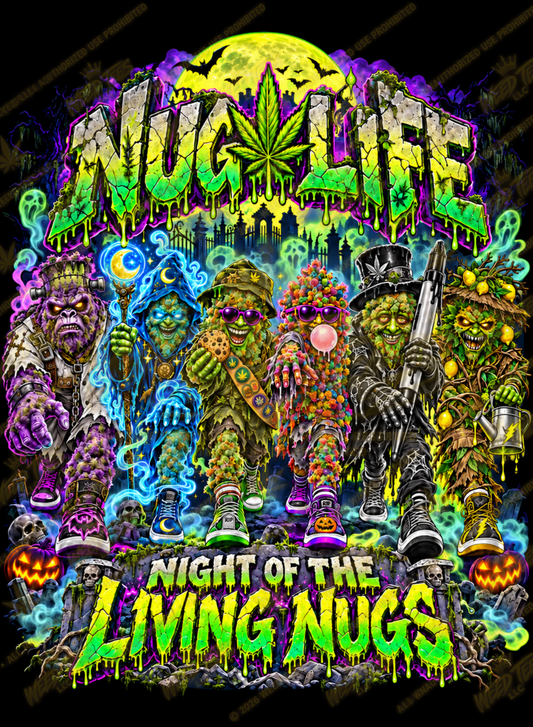 Night of the Living Nugs | Halloween Stoner T-Shirt