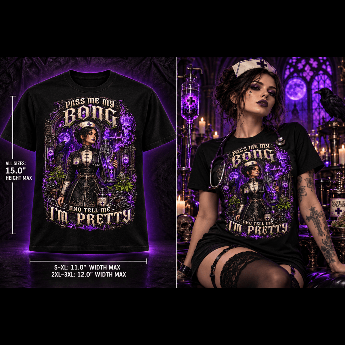 Nurse Hearse | Halloween Stoner T-Shirt