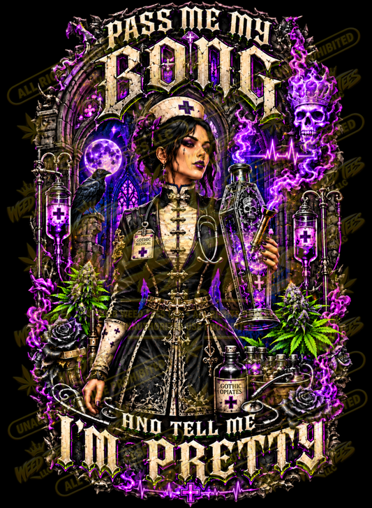Pass Me My Bong: Midnight Medic – Classic Unisex Pullover Hoodie