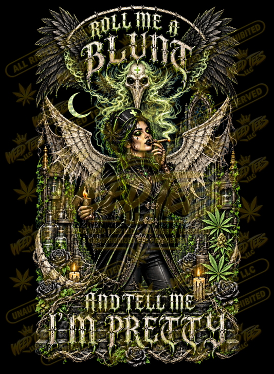 Roll Me a Blunt: Fallen Angel – Classic Unisex Pullover Hoodie