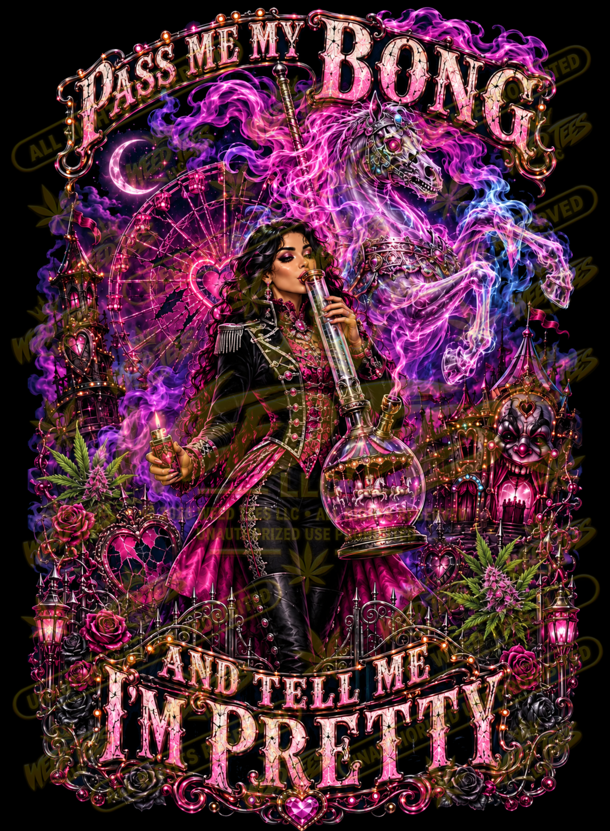 Pass Me My Bong: Carnival of Compliments – Classic Unisex Pullover Hoodie