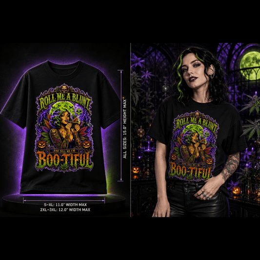 Tell Me I’m Boo-tiful | Halloween Stoner T-Shirt