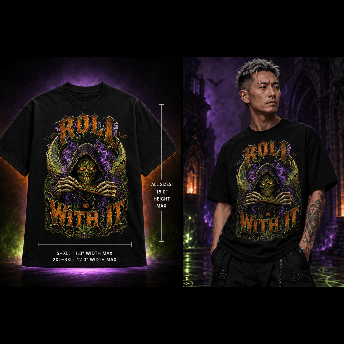 Hooded Ghoul | Halloween Stoner T-Shirt