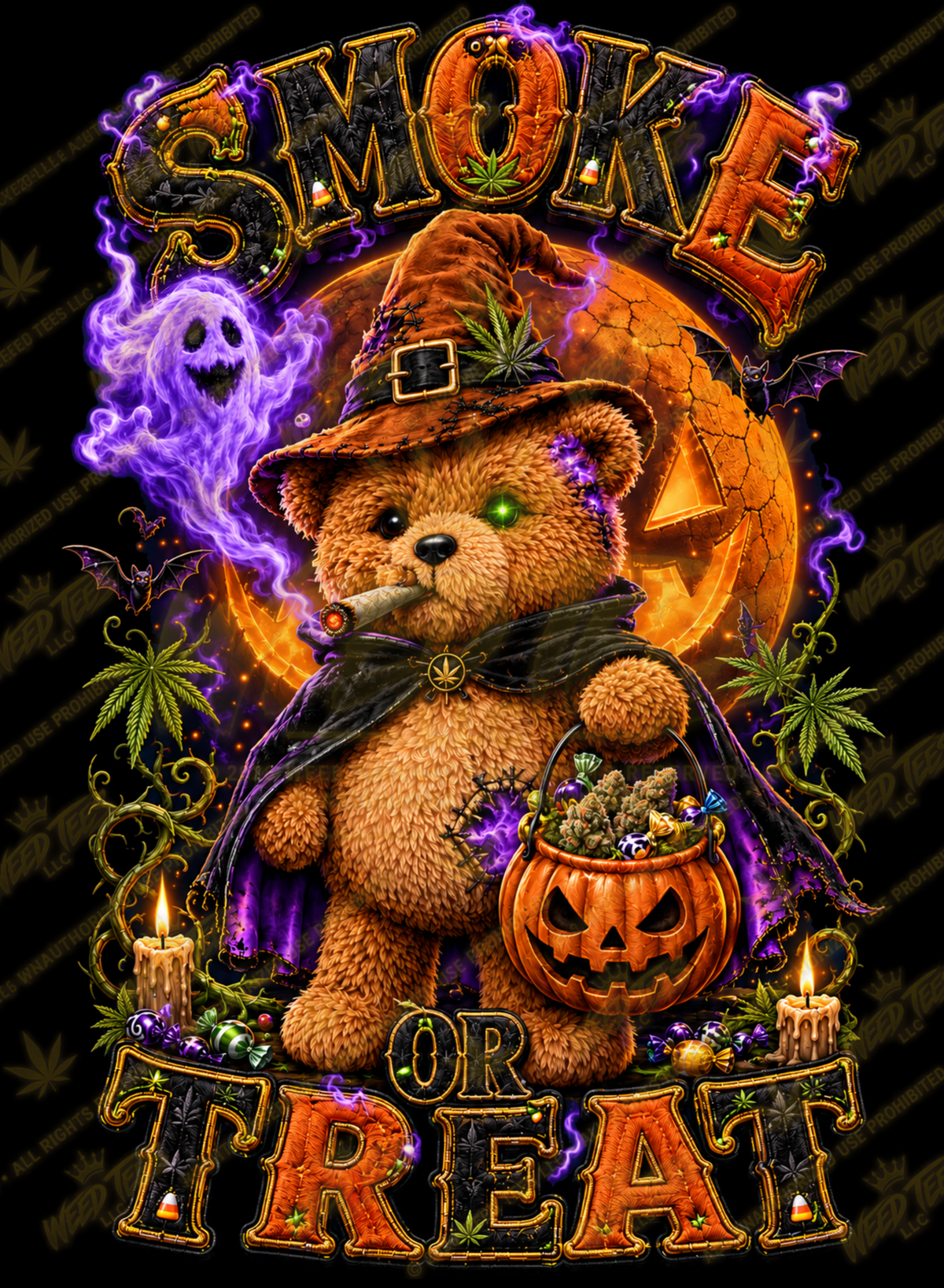Smoke or Treat | Halloween Stoner T-Shirt
