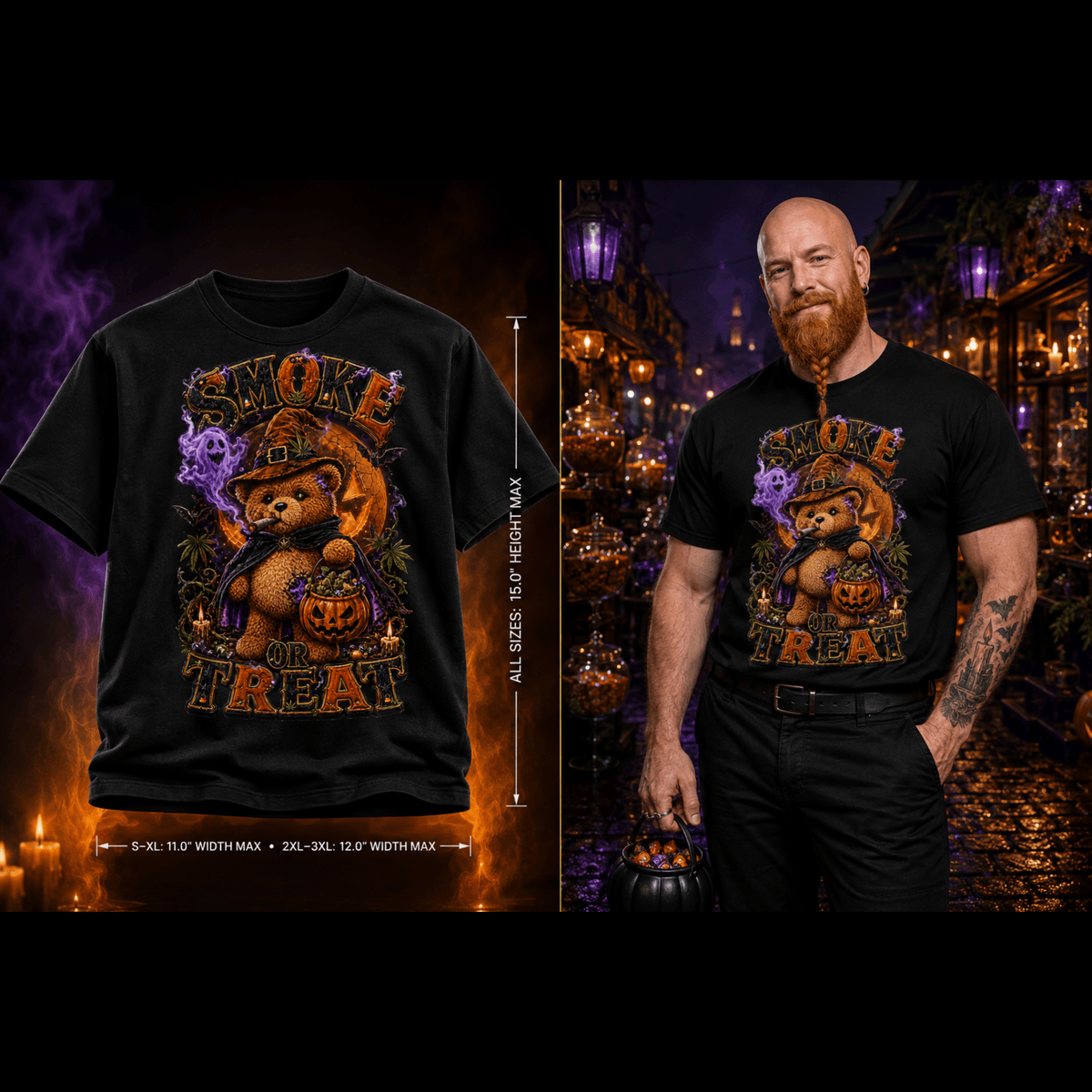 Smoke or Treat | Halloween Stoner T-Shirt