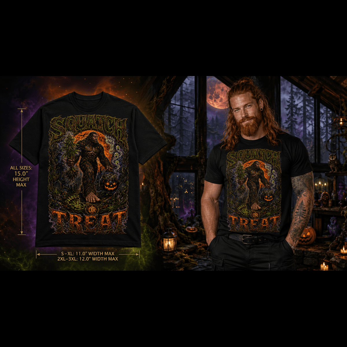 Squatch or Treat | Halloween Stoner T-Shirt