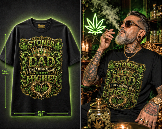 Stoner Dad – Premium Cannabis Graphic Tee