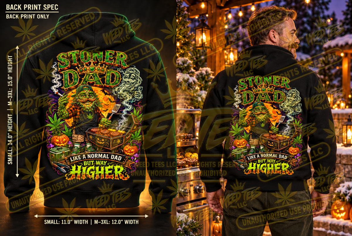 Stoner Dad – Classic Unisex Pullover Hoodie