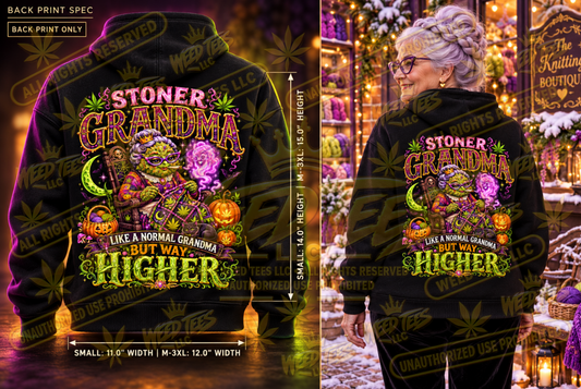 Stoner Grandma – Classic Unisex Pullover Hoodie