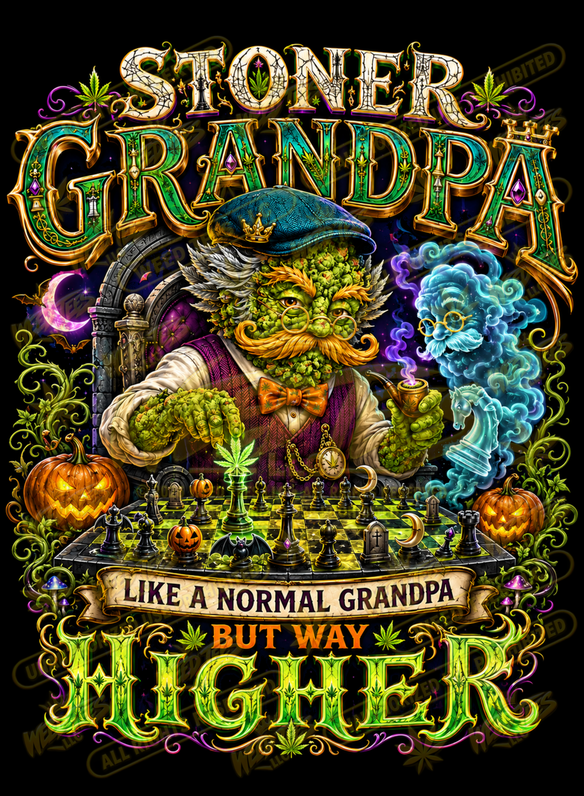 Stoner Grandpa – Classic Unisex Pullover Hoodie