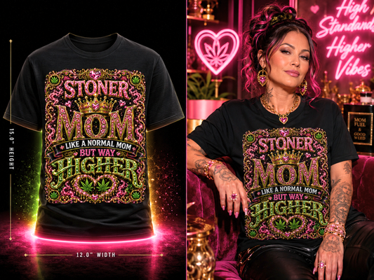 Stoner Mom – Premium Cannabis Graphic Tee
