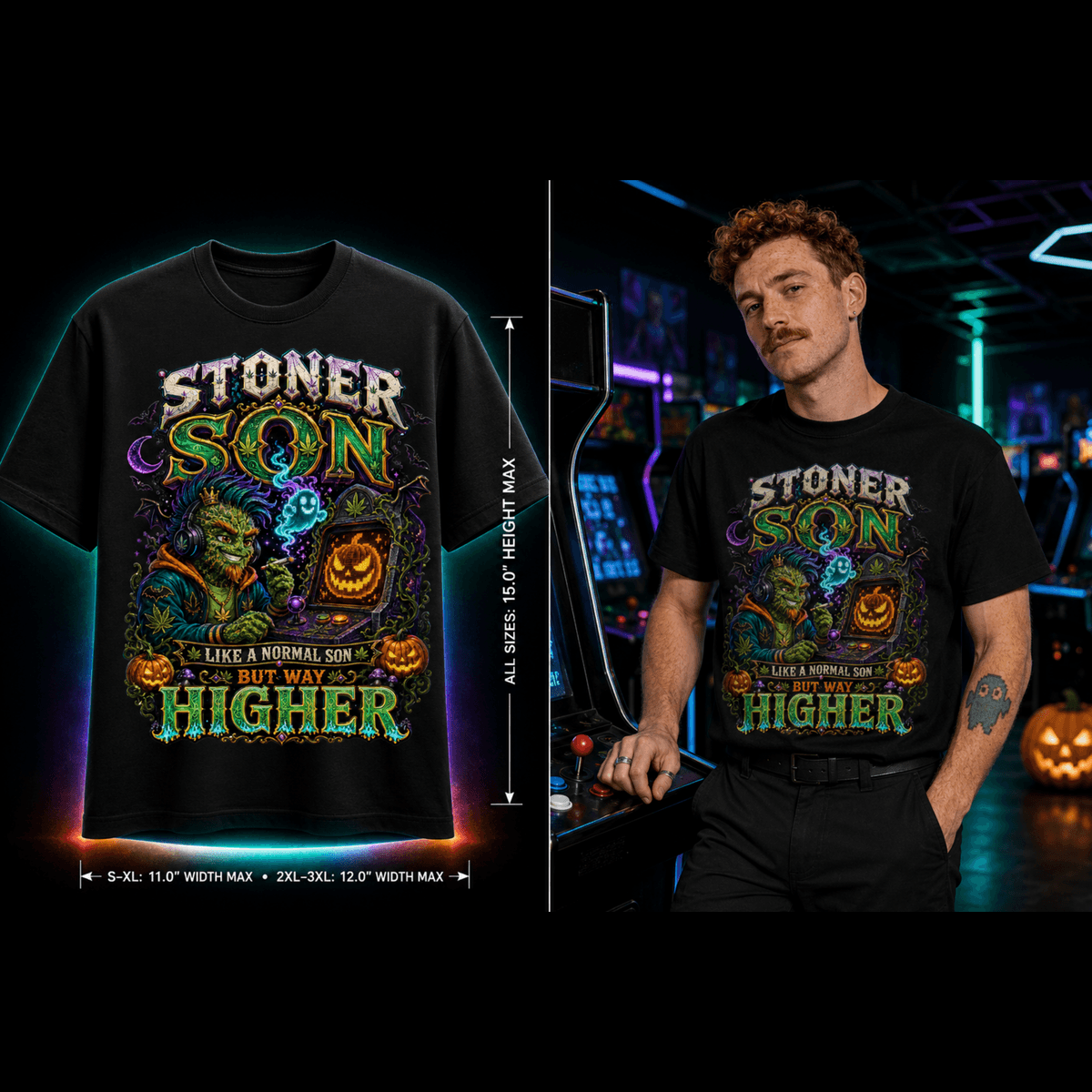 Stoner Son | Halloween Weed T-Shirt