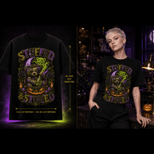 Stuffed & Stoned | Halloween Stoner T-Shirt