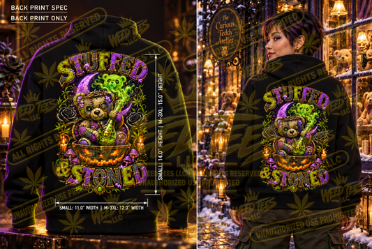 Stuffed & Stoned – Classic Unisex Pullover Hoodie