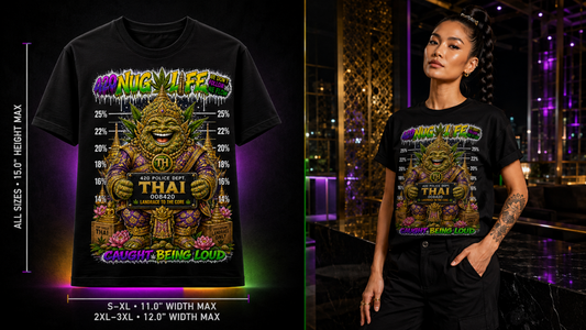 Thai – Caught Being Loud Cannabis Graphic Tee