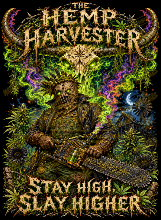 The Hemp Harvester – Classic Unisex Pullover Hoodie