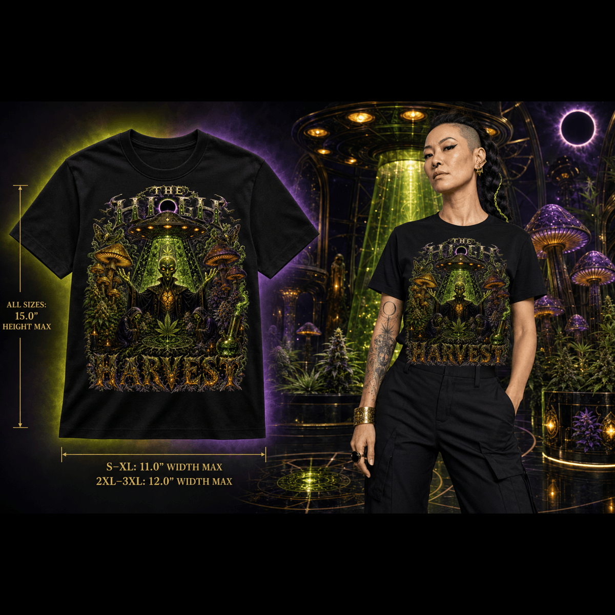 The High Harvest | Halloween Stoner T-Shirt