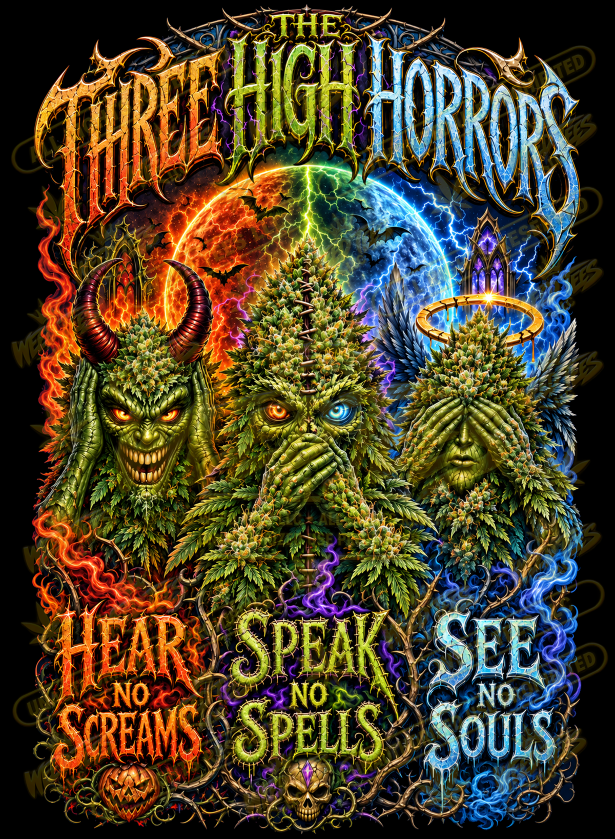 The Three High Horrors – Classic Unisex Pullover Hoodie