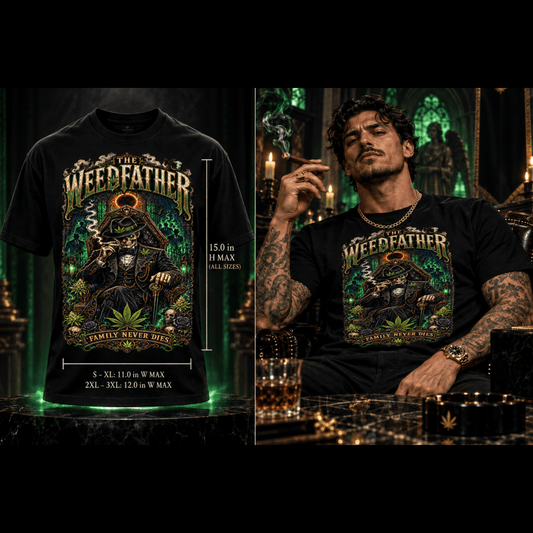 The Weedfather | Halloween Stoner T-Shirt