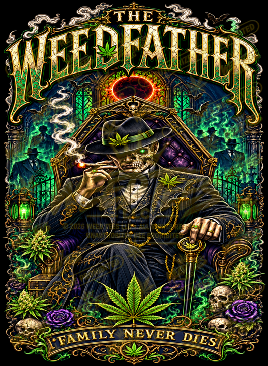 The Weedfather – Classic Unisex Pullover Hoodie