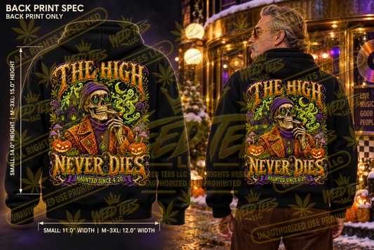 The High Never Dies: ’70s Soul – Classic Unisex Pullover Hoodie