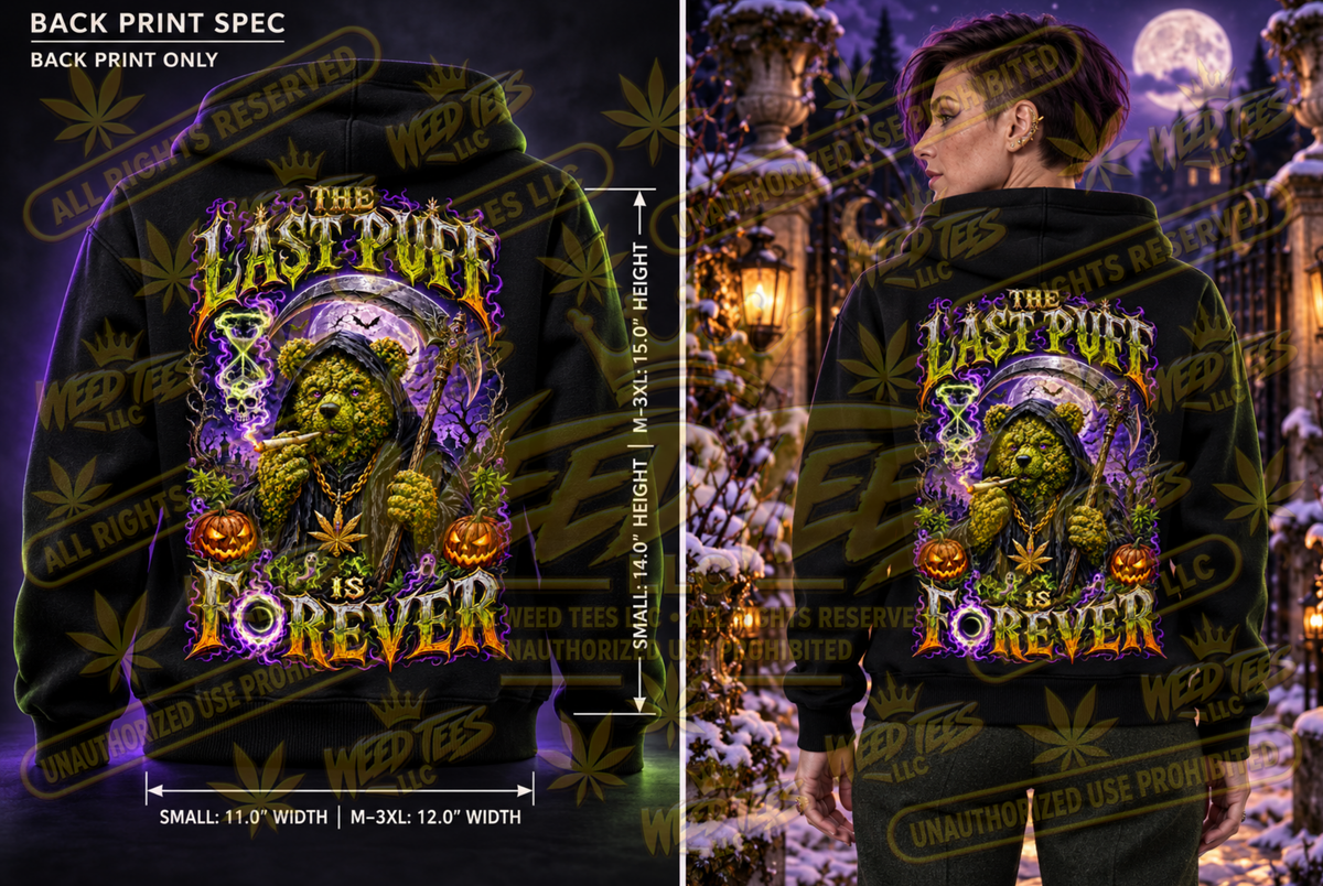 The Last Puff Is Forever – Classic Unisex Pullover Hoodie