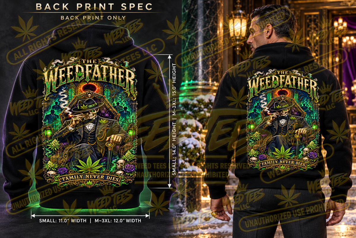 The Weedfather – Classic Unisex Pullover Hoodie