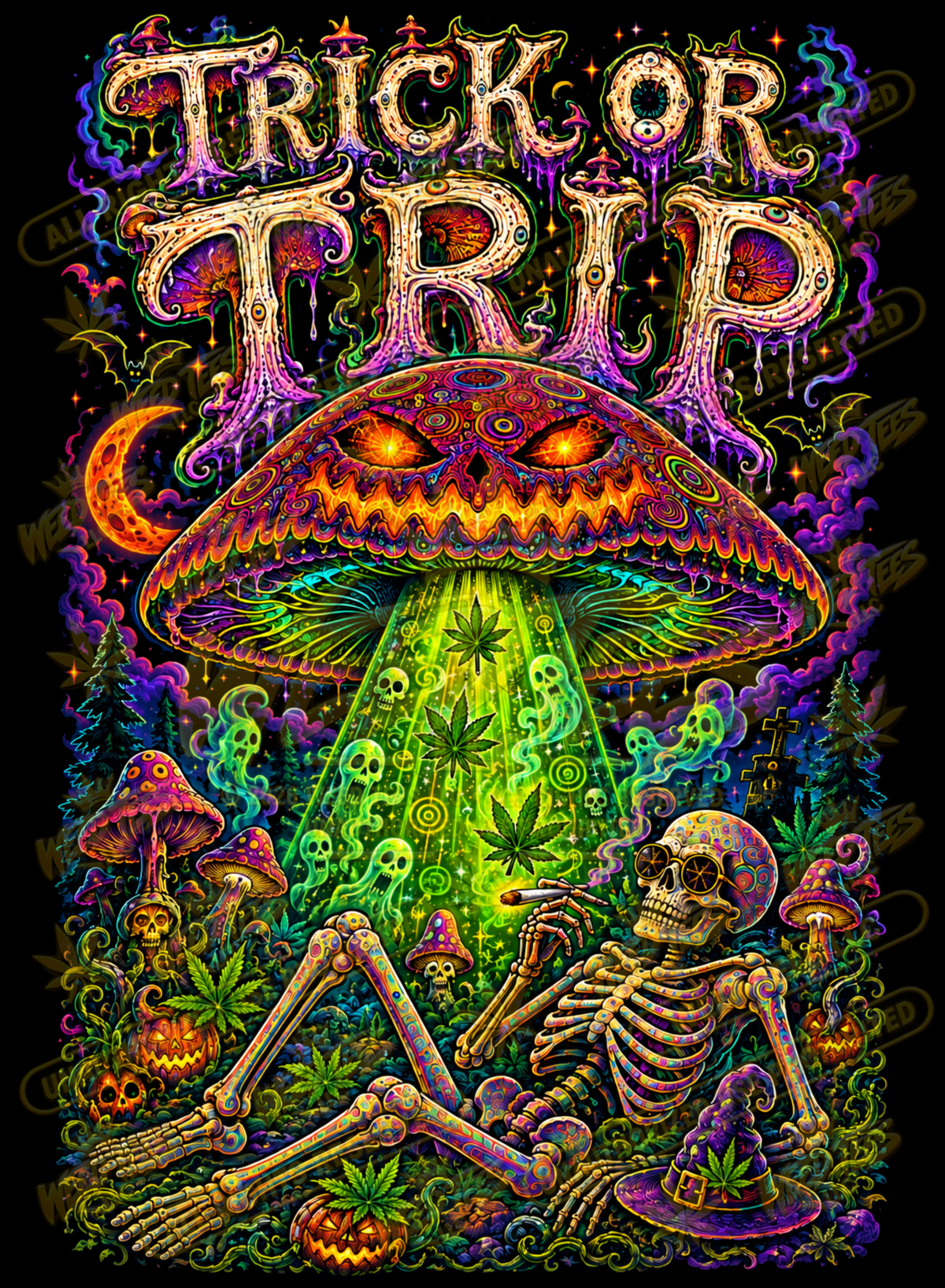 Trick or Trip – Classic Unisex Pullover Hoodie