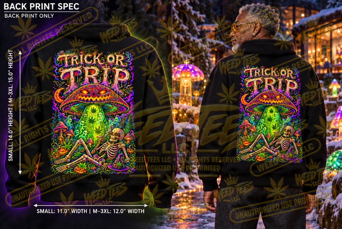 Trick or Trip – Classic Unisex Pullover Hoodie