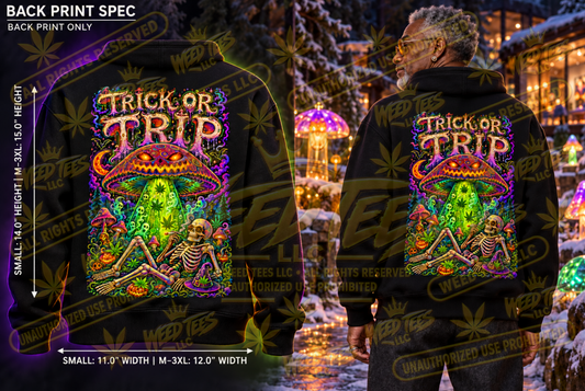 Trick or Trip – Classic Unisex Pullover Hoodie