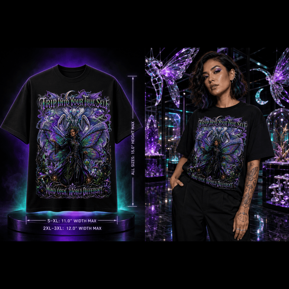 Trip Into Your True Self | Halloween Stoner T-Shirt
