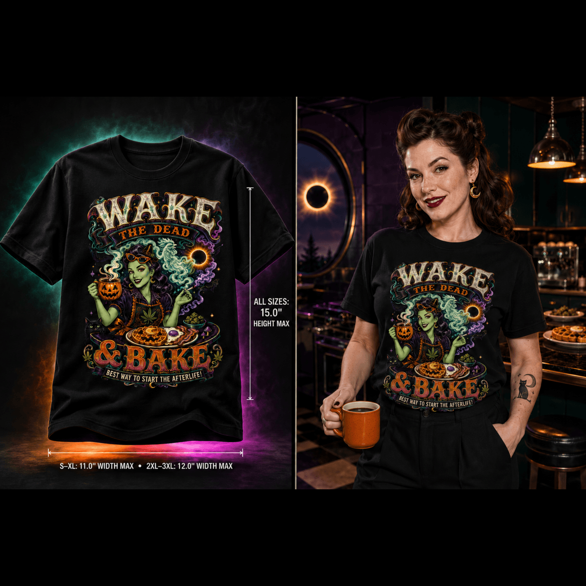Wake & Bake | Halloween Stoner T-Shirt