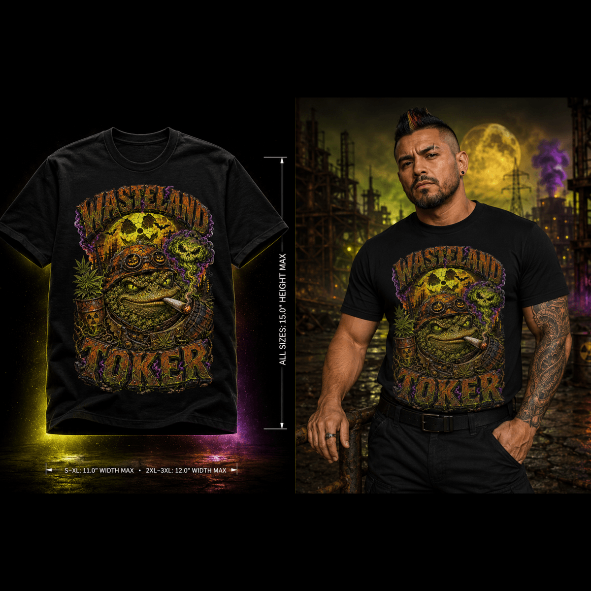 Wasteland Toker | Halloween Stoner T-Shirt