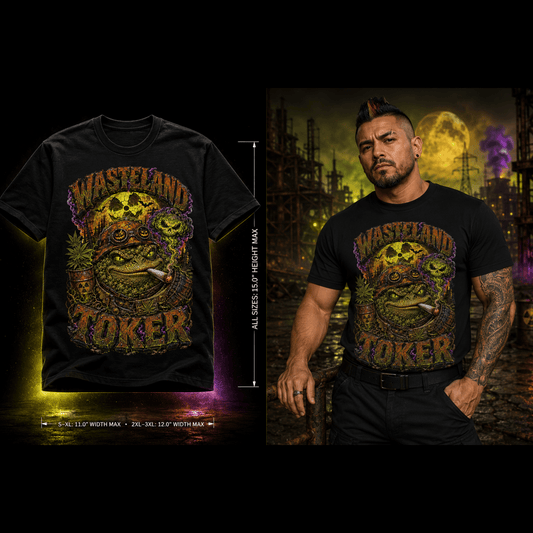 Wasteland Toker | Halloween Stoner T-Shirt